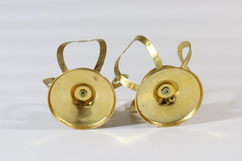 Ljusstakar guldplated Argos mantorp, saknar prismor