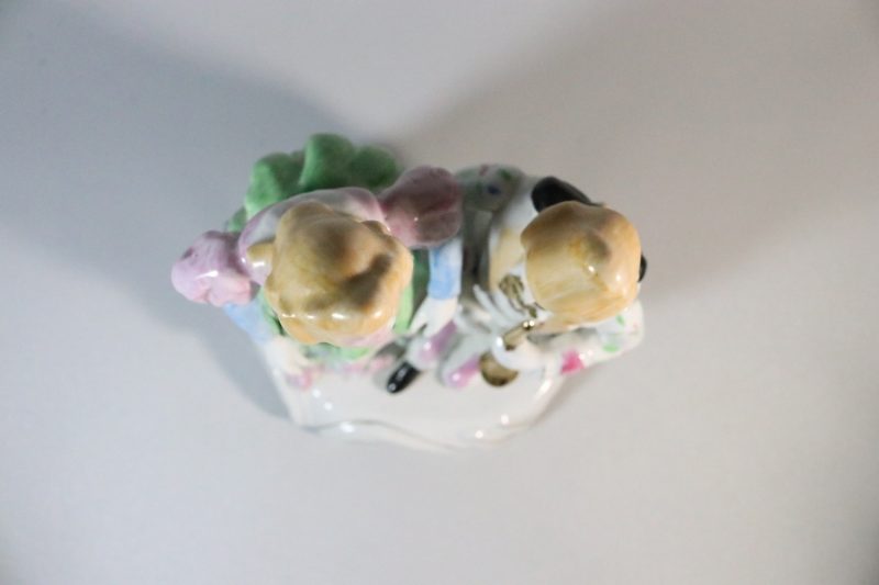 Figurin, Franskt par i barockstil - 27cm