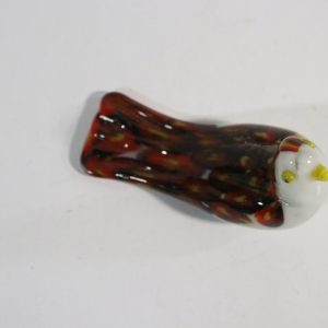 Handgjord Glasfågel – Vacker och Färgstark, 6,5 cm Hög