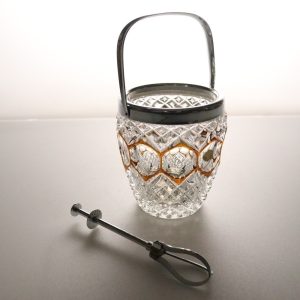 Exklusiv Ishink - Glas/Metall - 1900-talets Andra Hälft