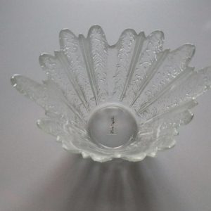 Vacker glasskål, H15cm