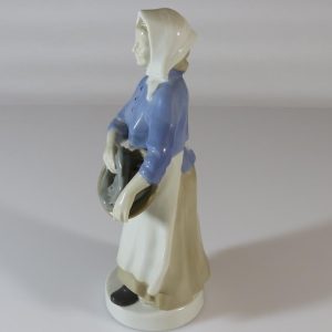 FIGURIN, porslin, Fiskargumma,