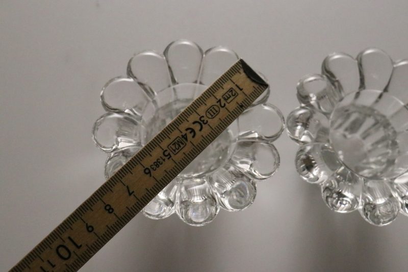 2st ljushållare Forever Crystal, 24 % bly,  för långa ljus