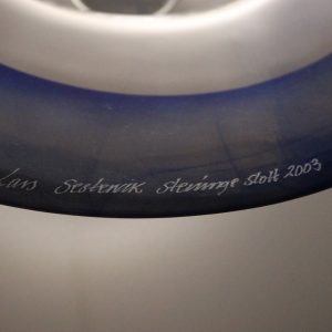 SKÅL, glas, Lars Sestervik, Steninge slott, 2003