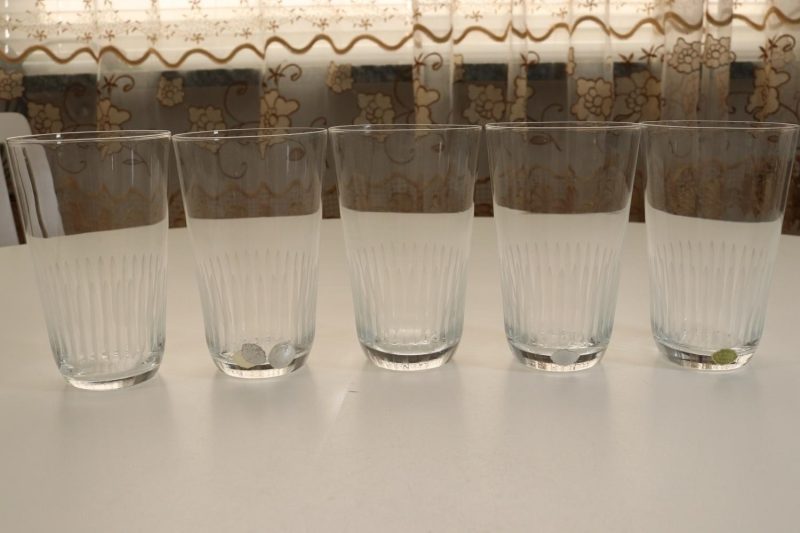 Glasservis, 5 glas, F-& HL Kristall, Kosta