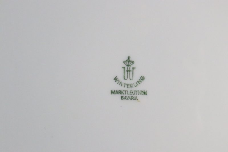 Vintage Tallrik från Winterling Marktleuthen Bavaria – Vinrankemotiv