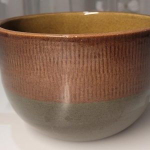 UPSALA-EKEBY, Karott, brunglaserad keramik 10,5cm
