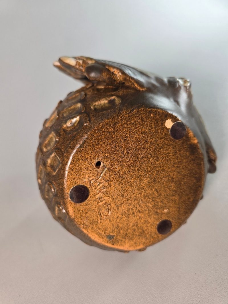 Skulptur Keramik, Påfågel, CHR Christian Thorup , höjd ca 16 cm