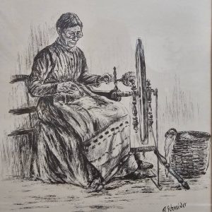 Teckning, Richard Schneider