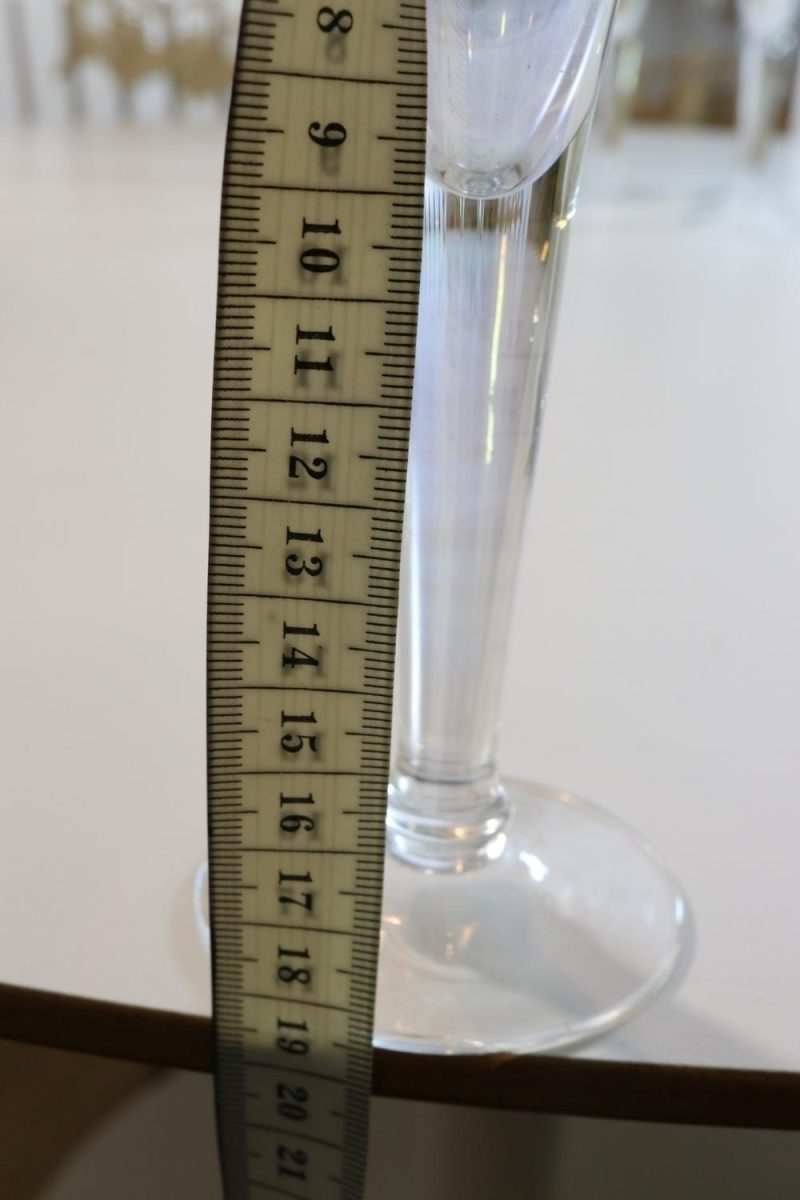 6st glas i vacker klassisk design, iriserande glas