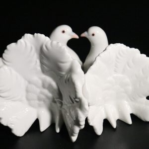 FIGURIN, porslin, Turturduvor, Lladro