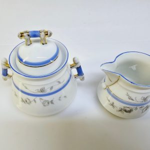 Elegant gräddkanna och sockerskål från CT Altwasser, Tyskland