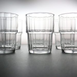 Tidlösa Stapelbara Glas – Set om 6