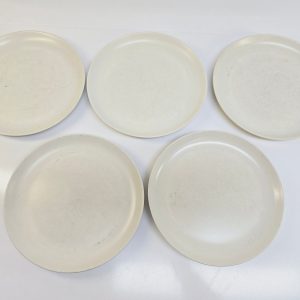 Set med 5 tallrikar från Höganäs Keramik – Klassisk svensk design