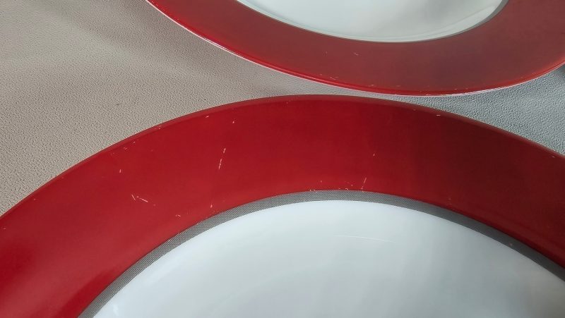 Till Salu: Sex Vita Opalinglas / Mjölkglas från Arcoroc Arcopal France