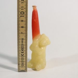 Charmigt vintage-ljus i form av en figur – 11,5 cm högt