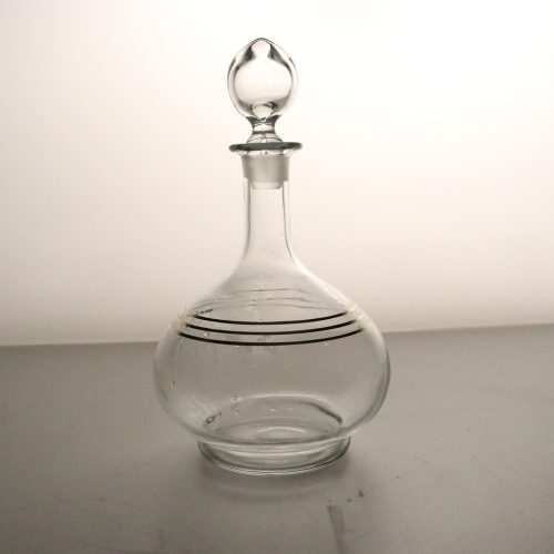 Karaff guldiga ränder  Art deco stil, vintage, H 21cm