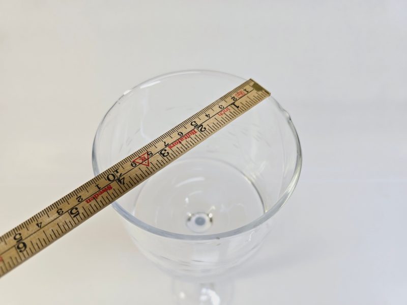 Elegant Ljushållare i Glas – 40x11 cm