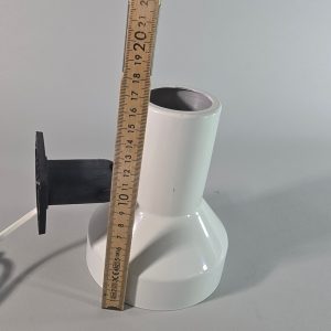 VÄGGLAMPA, lackerad metall, 1900-tal