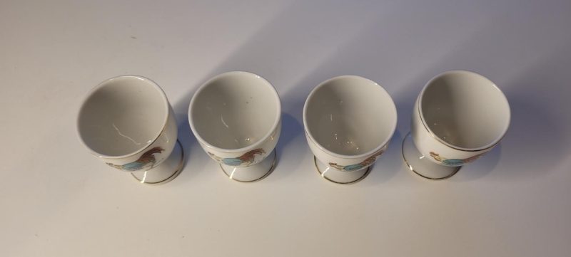 ÄGGKOPPAR, 4 stycken, porslin, Kina