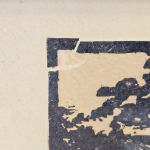 Litografi - Vinterlandskap – Signerat Verk från 1936