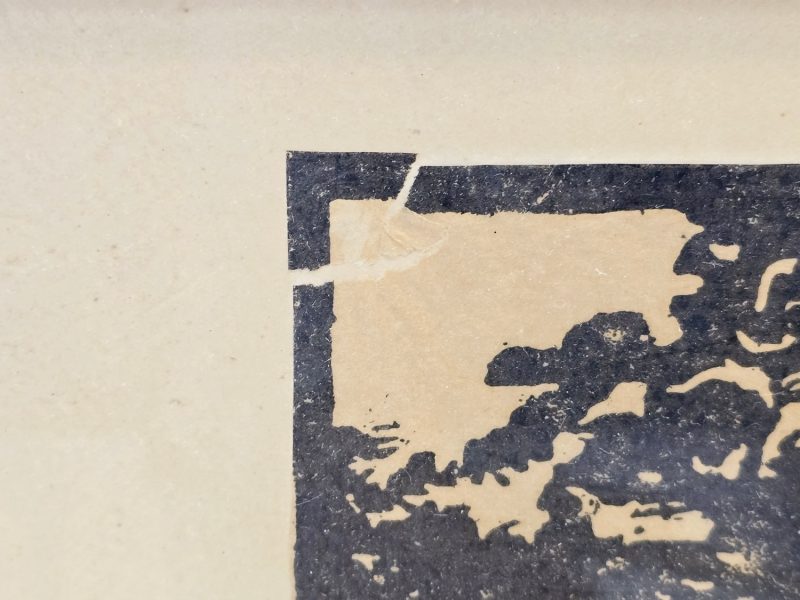 Litografi - Vinterlandskap – Signerat Verk från 1936