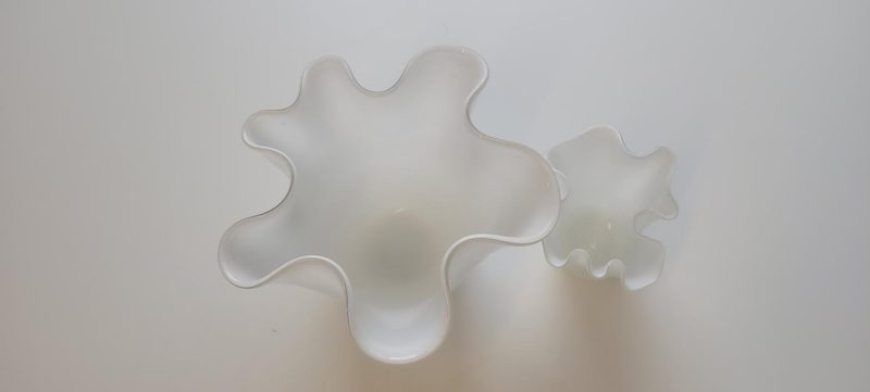 Tulpanvaser, 2st vit glas