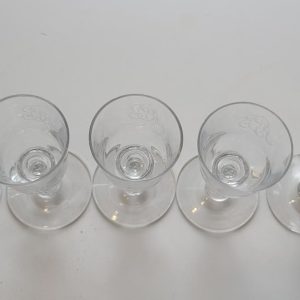 5st glas, etsad dekor, 9cm