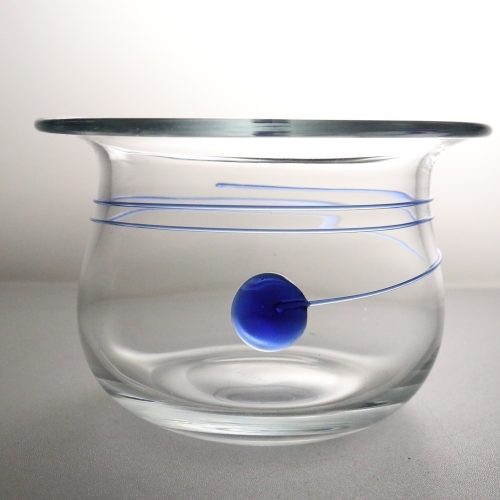 SKÅL ”Lorup Blue Vein” Skål, design Illa Lena Vilde