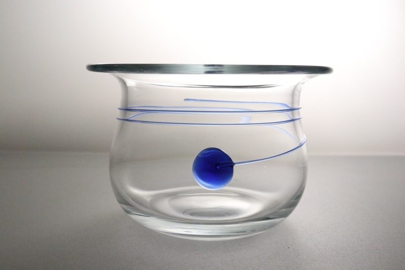 SKÅL ”Lorup Blue Vein” Skål, design Illa Lena Vilde