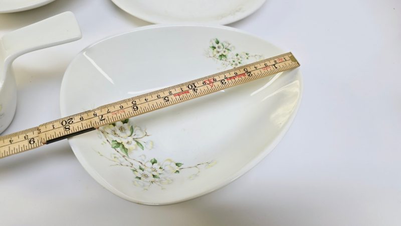 Rörstrand – Elegant blomstermotiv i fyra delar