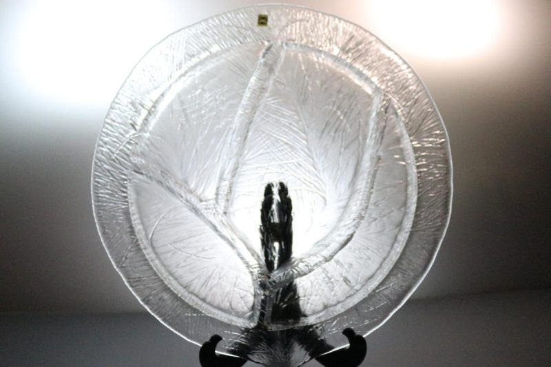 HADELAND NORWAY, Uppläggningsfat i glas, 32cm