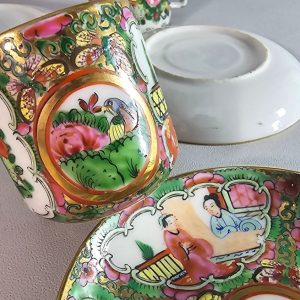 KAFFESERVIS, Kina, Kanton Famille rose