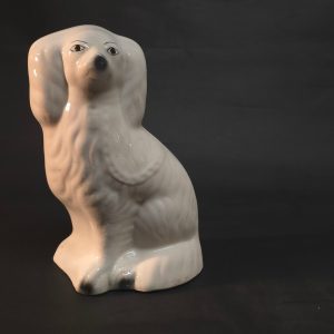 Charmig hundfigur från Rörstrand – Vintage designklassiker, 22,5 cm hög