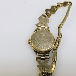 Elegant Vintage Damklocka i Guldplätering – Tidlös Charm