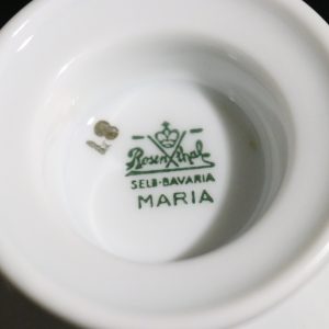 Vackert "Maria Bavaria"-set i porslin – Set på 3 delar