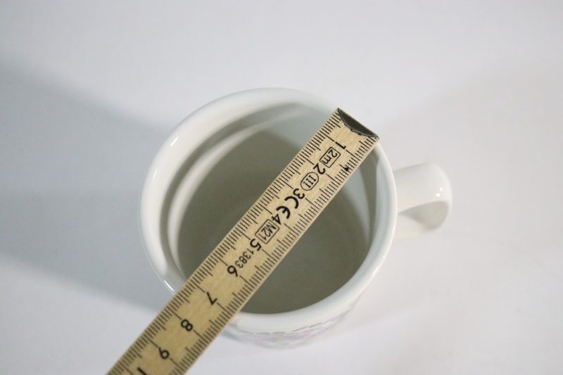 Retro Mugg från Staffordshire Potteries – Blommig Design, England