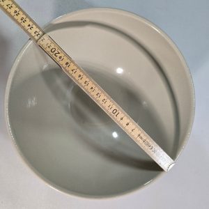Keramikskål - grå D 23cm
