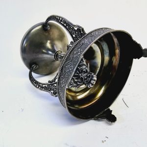 Elegant Vintage Metallskål från Queen City Silver Co. – En Sällsynt Samlarpärla