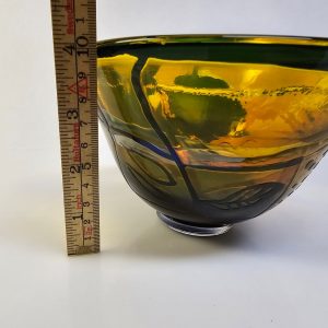 Unik Skål av Göran Wärff – Kosta, 1970, Ett Mästerverk i Glas