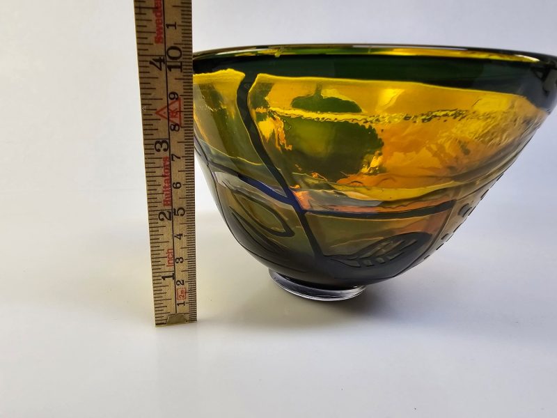Unik Skål av Göran Wärff – Kosta, 1970, Ett Mästerverk i Glas