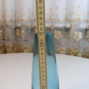 Blå / Turkos Vas,  22cm