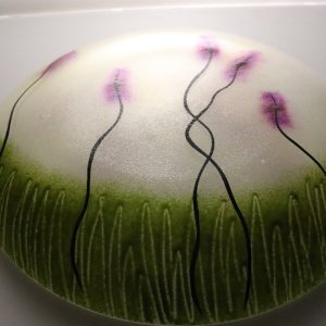 Fruktfat, glas - 37cm
