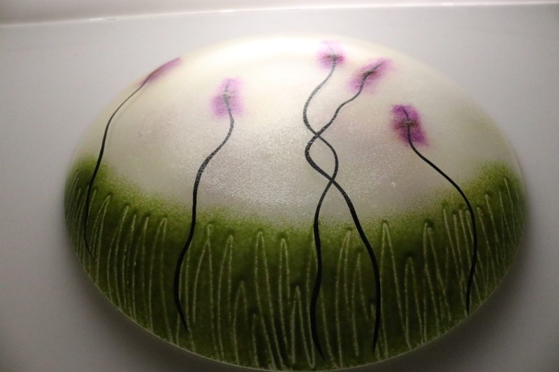 Fruktfat, glas - 37cm