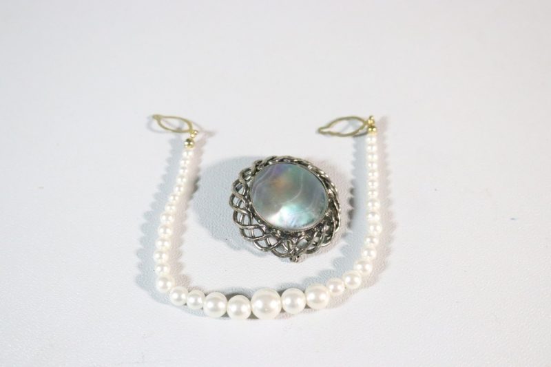 BROSCH och halsband, oidentifierad tillverkning