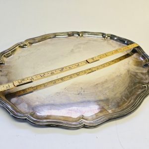 Elegant Bricka i Prima Nysilver - 38 cm