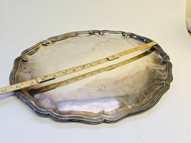 Elegant Bricka i Prima Nysilver - 38 cm