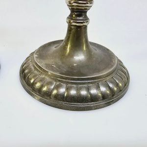 Exklusivt Par Ljusstakar i Nysilver – 28 cm