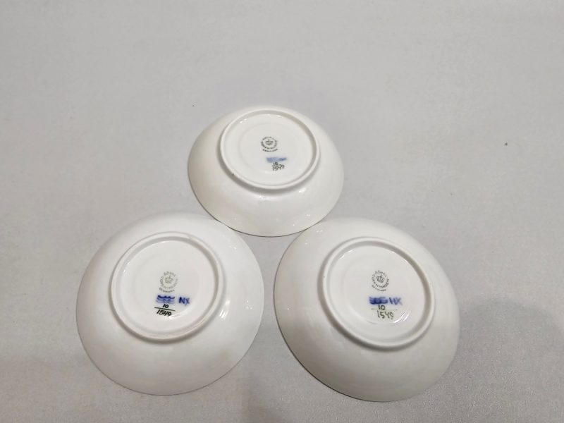 Royal Copenhagen Blå blomster fat Ø 12,5cm - 3st