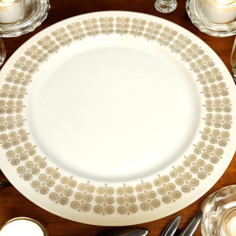 Set med 5 assietter från Arabia Finland – klassisk skandinavisk design